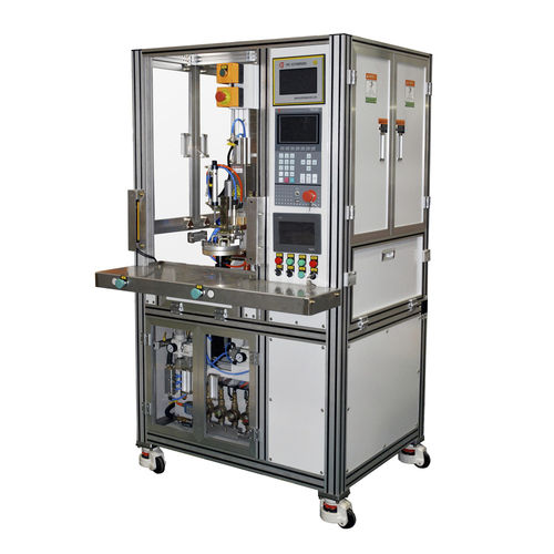 Станок для сварки сопротивлением - DB-110-17018 - Heron Intelligent Equipment Co., Ltd - контролируемый PLC / гидравлический / продольный