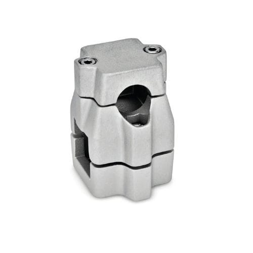 Круглый трубный соединитель - KMU series - Inocon GmbH - крестовидный / квадратный / из литого алюминия