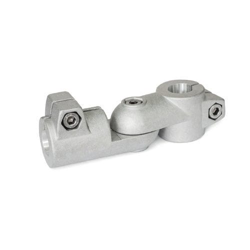 Круглый трубный соединитель - GSP series - Inocon GmbH - шарнирный / из литого алюминия / регулируемый