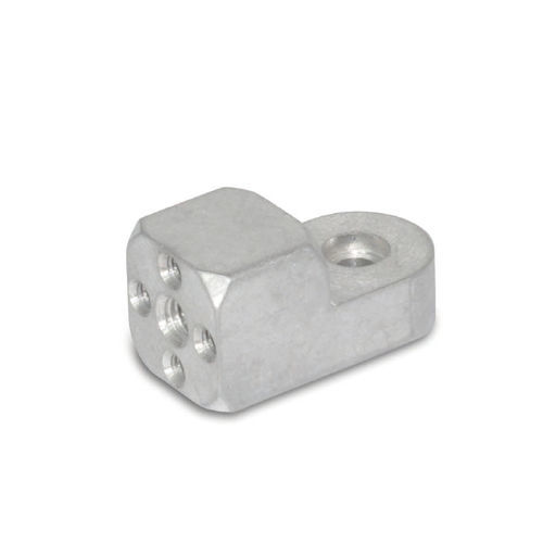 Круглый трубный соединитель - LGA series - Inocon GmbH - под углом 45° / из алюминия / регулируемый