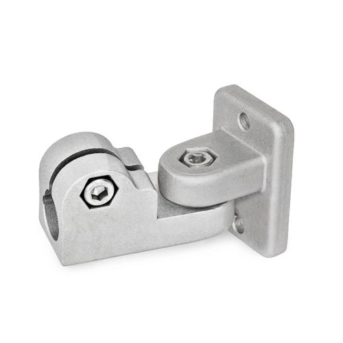 Круглый трубный соединитель - GKF series - Inocon GmbH - из алюминия / винтовой / регулируемый