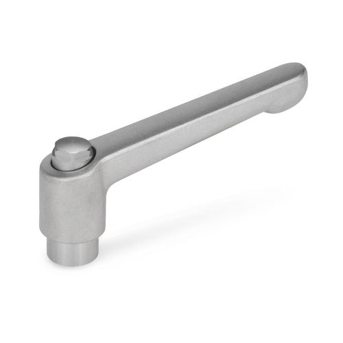Зажимной рычаг из нержавеющей стали - HEK series - Inocon GmbH - регулируемый / резьбовой