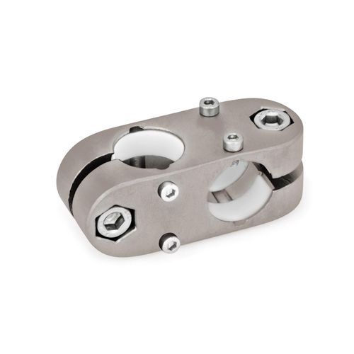 Круглый трубный соединитель - KK.Z - Inocon GmbH - крестовидный / из нержавеющей стали / регулируемый