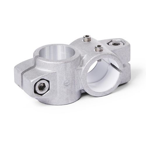 Трубный соединитель крестовидный - KS.E series - Inocon GmbH - из литого алюминия / регулируемый / раздвижной