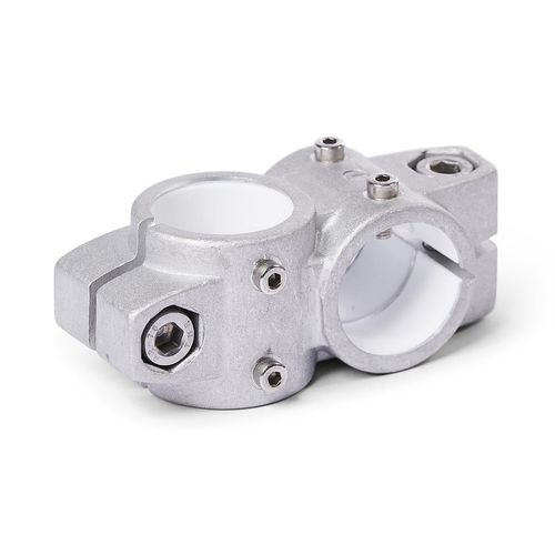 Круглый трубный соединитель - KS.Z series - Inocon GmbH - крестовидный / из литого алюминия / регулируемый