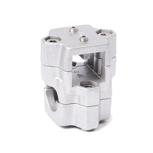 Круглый трубный соединитель - KM.Z series - Inocon GmbH - крестовидный / квадратный / из литого алюминия