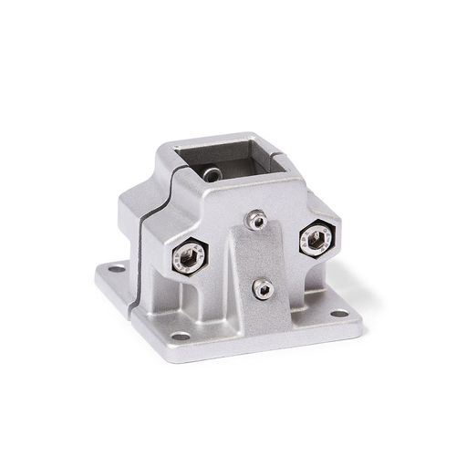 Круглый трубный соединитель - BM.E series - Inocon GmbH - квадратный / из алюминия / регулируемый