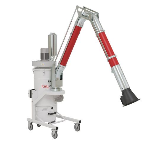 Мобильный дымоуловитель - UNISMOKE 48 - ITALYVACUUM S.R.L. - для сварки / циклонный