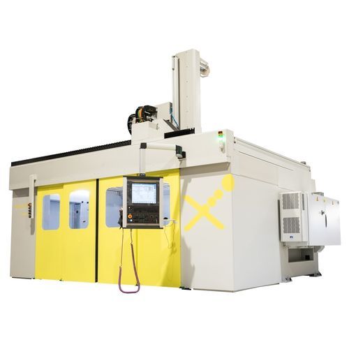 Обрабатывающий центр ЧПУ 5 осей - T  - Multiax International CNC srl - с вращающимся шпинделем / для цветных металлов / для композитов