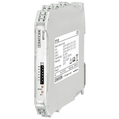 Гальванический изолятор - DT1122 dual-output (splitter) - Datcon Industrial Electronics Ltd. - 4-20мА / напряжения / тока