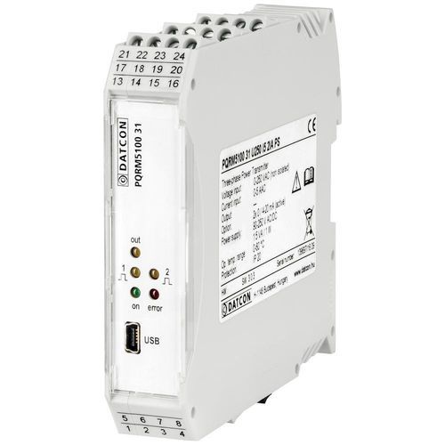Реле для наблюдения мощности - PQRM5100 31 series - Datcon Industrial Electronics Ltd. - тока / напряжения / частоты