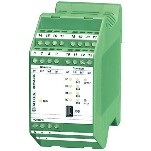 Импульсный счетчик - DEMS5005 - Datcon Industrial Electronics Ltd. - промышленный / RS485 / Modbus