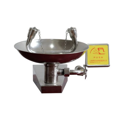 Настенный фонтанчик для промывки глаз - DAAO6640 - shanghai DaAo safety equipment Co.LTD - фонтан для промывки глаз/лица / из нержавеющей стали