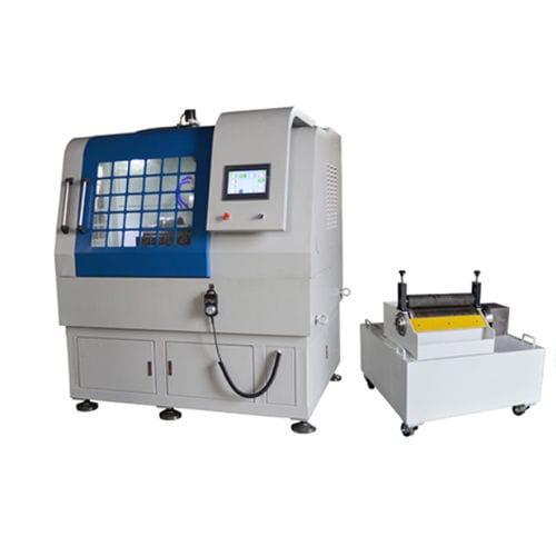 Металлографический станок для резки - QGZ series - Shanghai Shangcai testing machine Co.,Ltd - с вращающейся пластиной / контролируемый PLC / автоматический