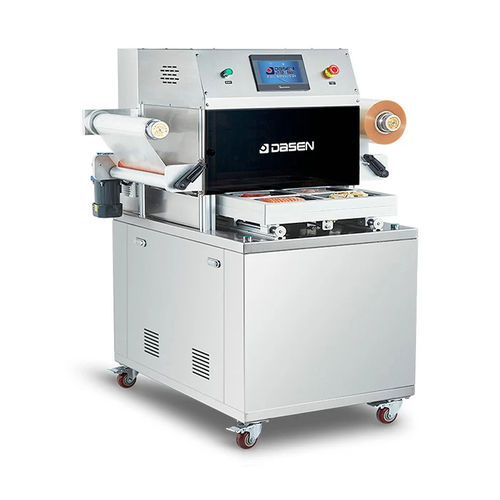 Упаковочная машина контролируемая PLC - DQ440VSL - Zhejiang Dasheng Intelligent Equipment co. ltd - вакуумная / вертикальная / для мяса