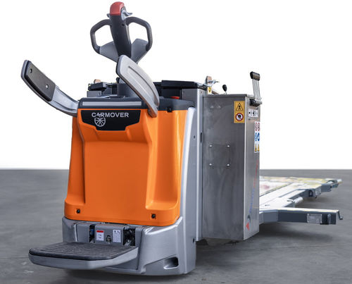 Трактор для транспортного средства - CarMover XL - Tracked Machines Italia SRL - электрический / на колесах / с пешим оператором
