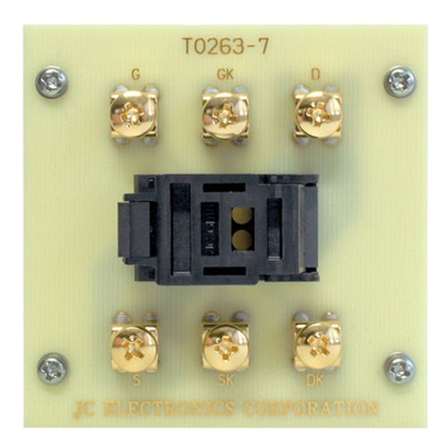 Тестовый разъем для транзисторов - GD18-TO263-7-K-109-TEKB - JC CHERRY INC.