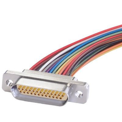 Соединитель для передачи данных - VCMDS15R-AL-26L1000-TE - JC CHERRY INC. - микро-D / прямоугольный / изолированный