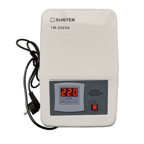 Монофазовый стабилизатор напряжения - SUNTEK TM-550VA - Electrosheriff - автоматический