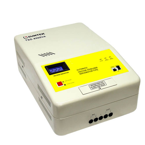 Монофазовый стабилизатор напряжения - SUNTEK 8500 VA EM - Electrosheriff - трехфазовый / автоматический