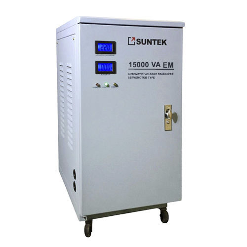Монофазовый стабилизатор напряжения -  SUNTEK 15000 VA EM - Electrosheriff - трехфазовый / автоматический