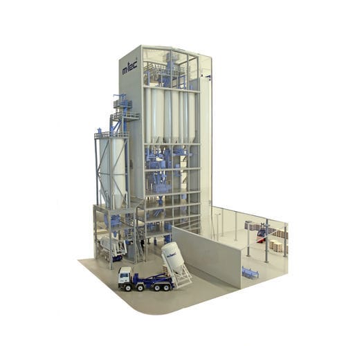 Стационарная бетоносмесительная установка - MTA - M-TEC Mathis Technik - компактная / вертикальная