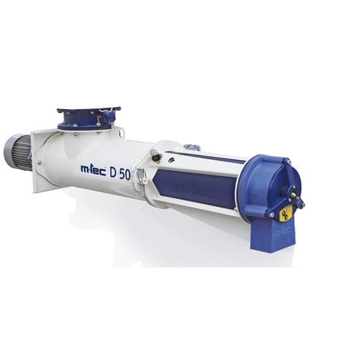 Мешалка с коническим винтом - D50 - M-TEC Mathis Technik - непрерывного действия / для гранул / для строительной площадки