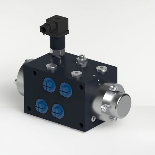 Гидравлический распределитель с выдвижным ящиком - VB70 - Andreas Lupold Hydrotechnik GmbH - с рычагом