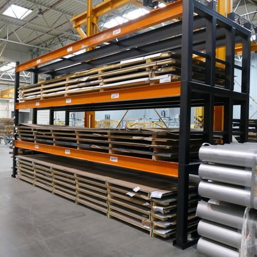 Стеллаж склад для хранения - Logimax Polska Sp. z o.o. - модульный / по индивидуальному заказу / для металлической толи