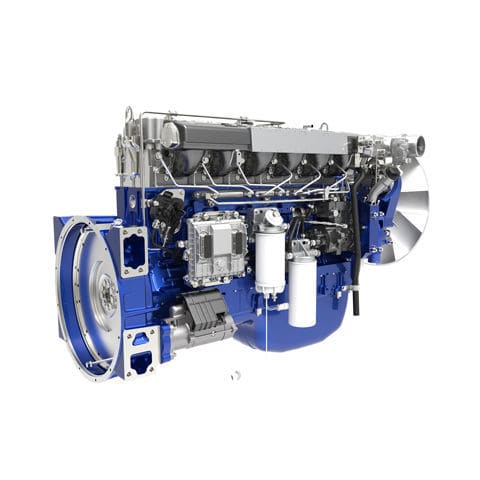 Дизельный двигатель - WP10 series - Weichai Power Co., Ltd. - 6 цилиндров / интеркулер турбины / аккумуляторная система подачи топлива