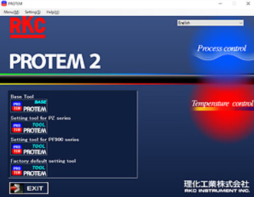 Программное обеспечение для контроля - PROTEM2 - RKC INSTRUMENT INC - для измерений / для управления / конфигурация