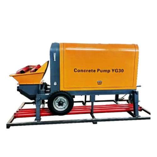 Бетононасос на прицепе - YG series - Zhengzhou Yugong Construction Machinery Co., Ltd. - для внутреннего и внешнего пользования / для туннеля / для узкого прохода