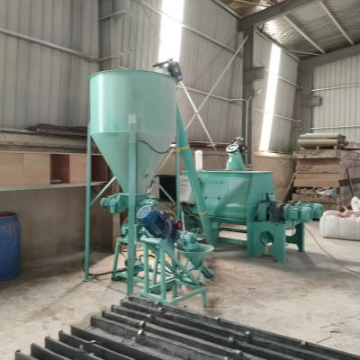 Машина для механического нанесения для известкового раствора - GRC - Zhengzhou Yugong Construction Machinery Co., Ltd. - бетон / винтовая / пневматическая