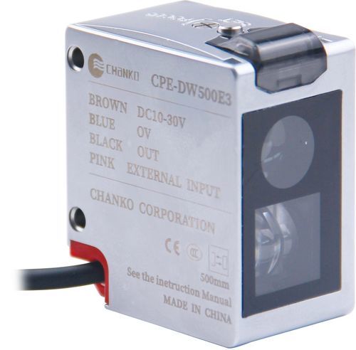 Фотоэлектрический обнаружитель с прямым отражением - CPE-DW500E3 - CHANKO SENSOR - квадратный / с белым светом / аналоговый