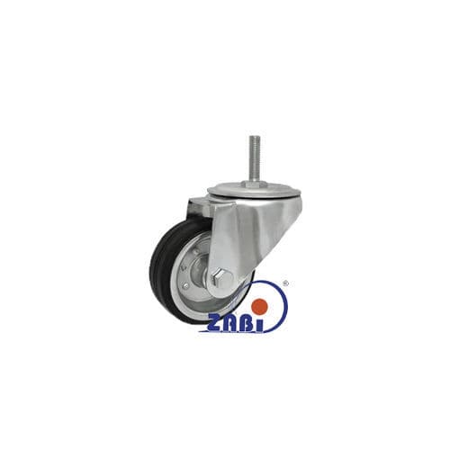Колесо с бандажом - 5*M10 - Zabi Deutschland UG (haftungsbeschränkt) - из каучука / гладкое / из каучука
