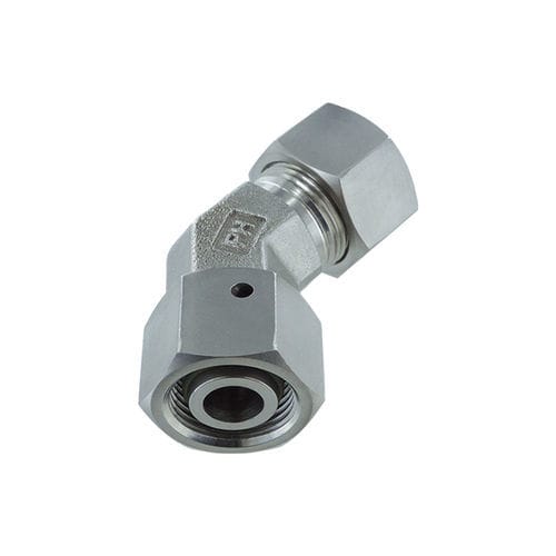 Гидравлический фитинг - Rubrik 9.20  - PH Industrie-Hydraulik GmbH & Co. KG - с врезным кольцом / под углом 45° / из нержавеющей стали