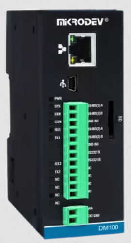 Удаленный терминал Modbus TCP - DM100-E1N-GC0-B1000 - Mikrodev - Ethernet / RS-232 / RS-485