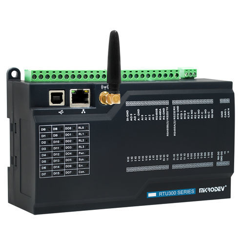 Удаленный терминал GSM - RTU340-E1L-GA1-B7001 - Mikrodev - Modbus TCP / Ethernet / RS-232