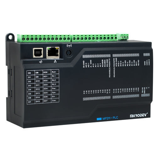 Встроенная программируемая автоматическая система - MP211-E1N-GA1-B6001 - Mikrodev - аналоговые входы / с цифровыми входами / 16 E