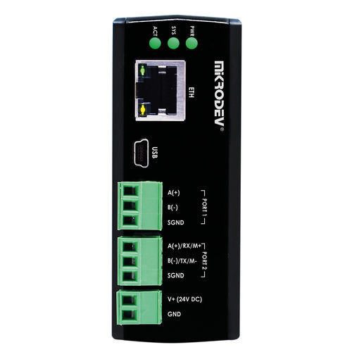 Преобразователь протокола - MDC100-E1N-GC3-B0002 - Mikrodev - Ethernet / RS-485 / Modbus