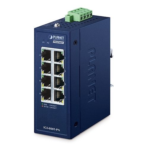 Неуправляемый коммутатор Ethernet - IGS-800T-PN - PLANET Technology Corp. - 8 портов / Gigabit Ethernet / ProfiNet