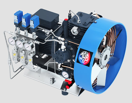 Поршневый компрессор - V 700/350 N4 - J.A. Becker & Söhne GmbH & Co. KG - для азота / с электродвигателем / стационарный