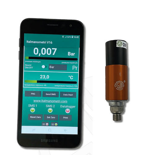 Трансдуктор давления bluetooth - R.B.T. - Italmanometri S.r.l - BSP 1/4 / из нержавеющей стали / из пластика