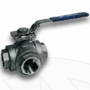 Клапан со сферическим золотником - 2040 series - Italmanometri S.r.l - с рычагом / резьбовой / из ПТФЭ