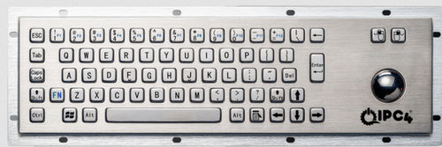 Клавиатура для письменного стола - IPC4-KBRD-TB-8602-EN - IPC4 - ICC Digital Industrial Technologies Bv - с механическими клавишами / 67 клавиш / с трекболом