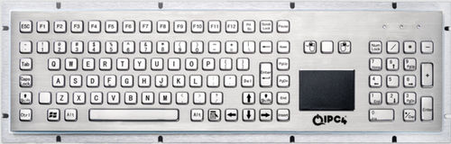 Клавиатура для письменного стола - IPC4-KBRD-TP-8605T-EN - IPC4 - ICC Digital Industrial Technologies Bv - с механическими клавишами / 103 клавиши / с сенсорной панелью