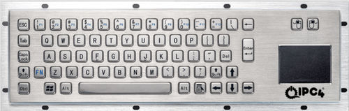 Клавиатура для письменного стола - IPC4-KBRD-TP-8607-EN - IPC4 - ICC Digital Industrial Technologies Bv - с механическими клавишами / 67 клавиш / с сенсорной панелью