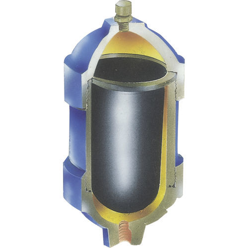 Накопитель с диафрагмой - AM - EPE Process Filters & Accumulators Pvt. Ltd. - с азотом / из углеродистой стали / гидропневматический
