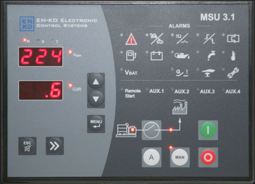 Автоматический контроллер для электрогенераторной установки - MSU 3.1 - ENKO Elektronik Kontrol Sistemleri San. ve Tic. Ltd. Sti.
