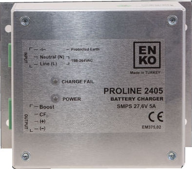 Устройство зарядки батарей для установки на панель - EBC 2405 - ENKO Elektronik Kontrol Sistemleri San. ve Tic. Ltd. Sti. - свинцово-кислотное / для резки